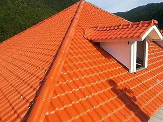 樹脂瓦在樓頂建筑中的應用與樣板圖展示